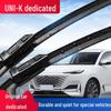 Silent Frameless Wiper Blades for Changan UNIK: Front & Rear, 20 to 22 inches
