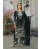 Indian Designer Chinon Silk Salwar Suit Women Bollywood Party Wear Salwar Kameez