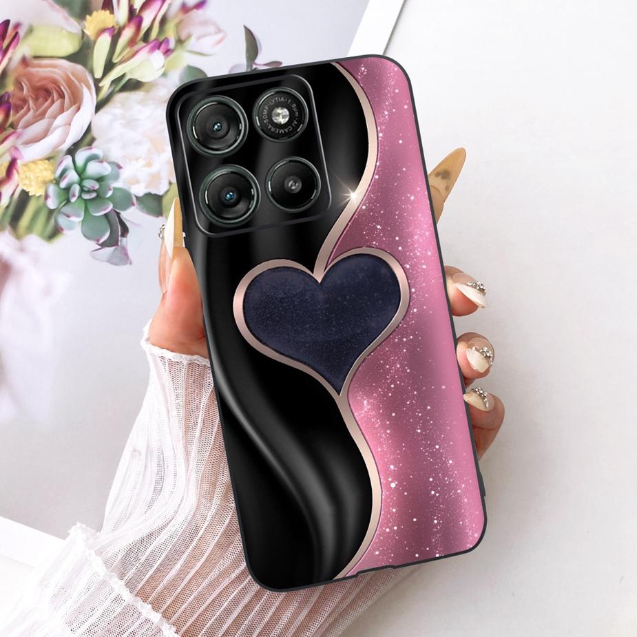 For Motorola Moto G15 G17 Power Case Cute Cat Fashion Painted Cover Soft TPU Phone Case For Moto G17 Power MotoG15 MotoG17 Shell
