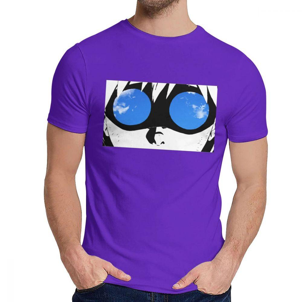 O Neck Gurren Lagann Simon Kamina T Shirt Graphic Print Unisex Soft Slim Top Tee Free