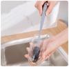 Perie pentru pahare din silicon Scrubber Curatator sticla Instrument de curatare bucatarie Maner lung Sticla de pahar de vin Sticla de sticla Perie de curatare a paharelor