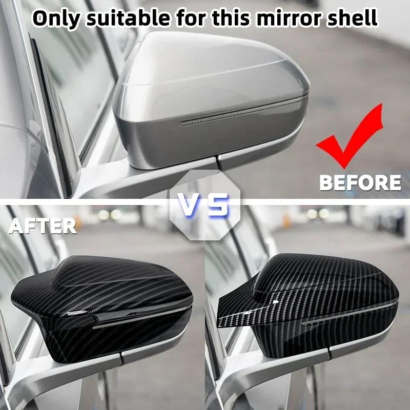 For BMW 5 7 I5 I7 Series G60 G61 G68 G70 M3 G90 Left Hand Drive 2025+ M3/M5 Style Rearview Mirror Cap Wing Side Mirror Cover