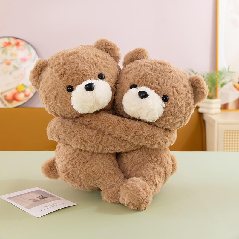 Couple Hug Bear Plush Toy Love Girlfriend Gift Environmental Protection Children's Day Lover