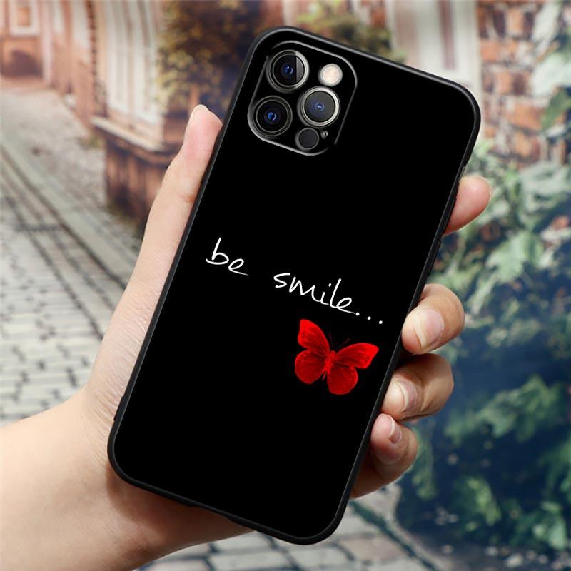Butterfly Love Beautiful Phone Case For Apple iPhone 18 16 15 14 13 12 11 Pro Max XR XS Max 7 8 Plus SE2 Back Cover Silicone Cases