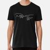 Creation Of Adam Minimalist Line Art Size S To 5XL Made In the USA T-Shirt
