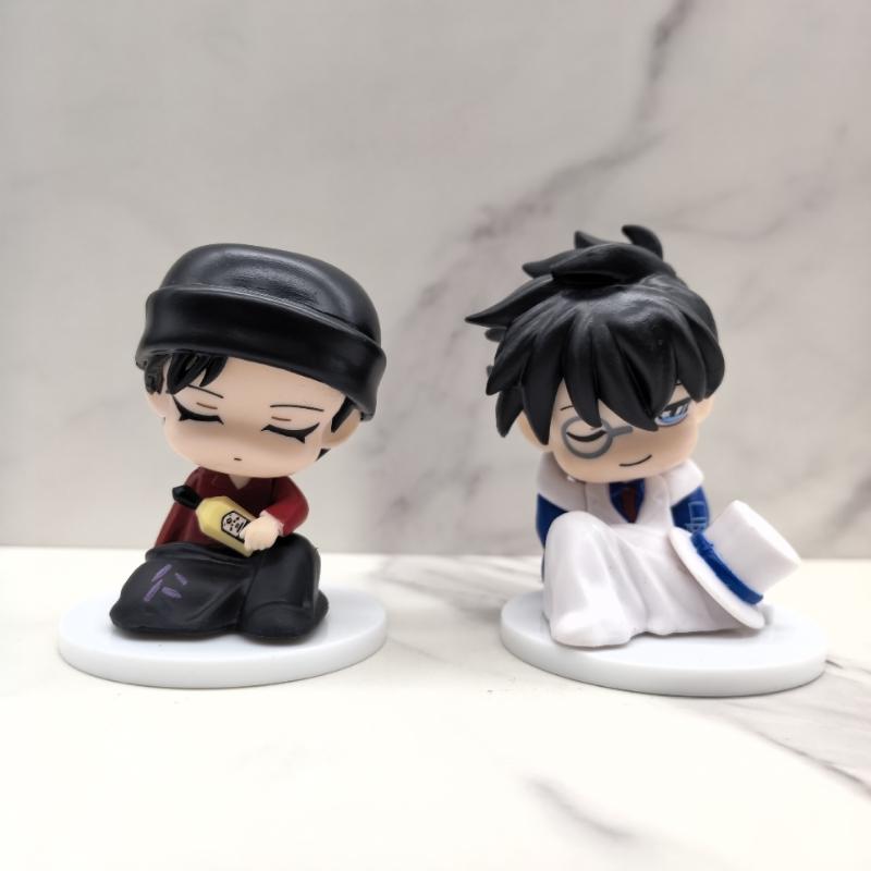 8 Stück Detective Conan Stoffball Serie Anime Figur Shinichi Kudo Mouri Ran Kaito Kuroba Furuya Rei Modell Kinder Weihnachtsgeschenke