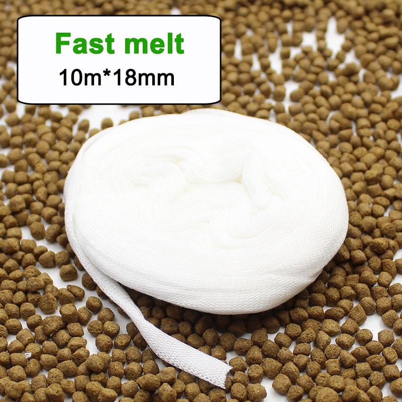 10M Carp Fishing Bait Boilies Bag Water Soluble PVA Mesh for Carp Coarse Feeder Fishing Boilie Bait Bag Tackle