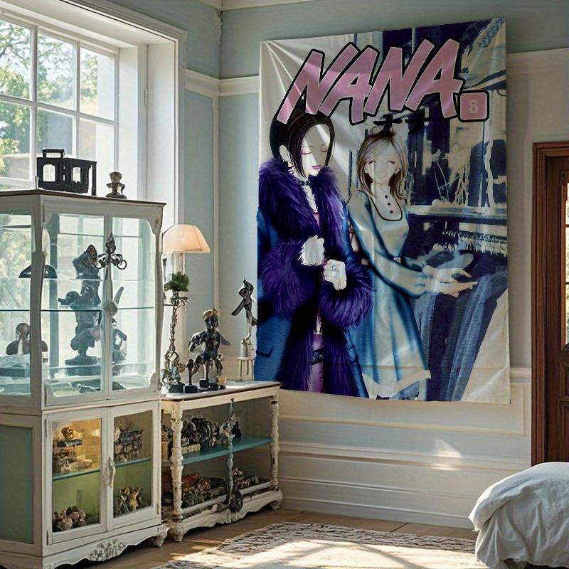 VIKAMA Vibrant Nana Anime Tapestry Will Bring A Nostalgic 90s Atmosphere To Your Bedroom Game Room And Personalized Decor Space
