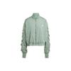 adidas Chaqueta Bomber Ligera Originals con Tres Rayas Estilo Corto Holgado Chaquetas para Mujer Verde Trace IY3421