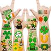 St Patricks Day Luminous Temporary Tattoos, Irish Festival Glow In The Dark Tattoos, St Patrick'S Day Accessories Clover