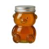 BARATTOLO DI VETRO 300ml ORSETTO con Coperchio per Miele, Marmellata, Spezie, Barattolo Regalo