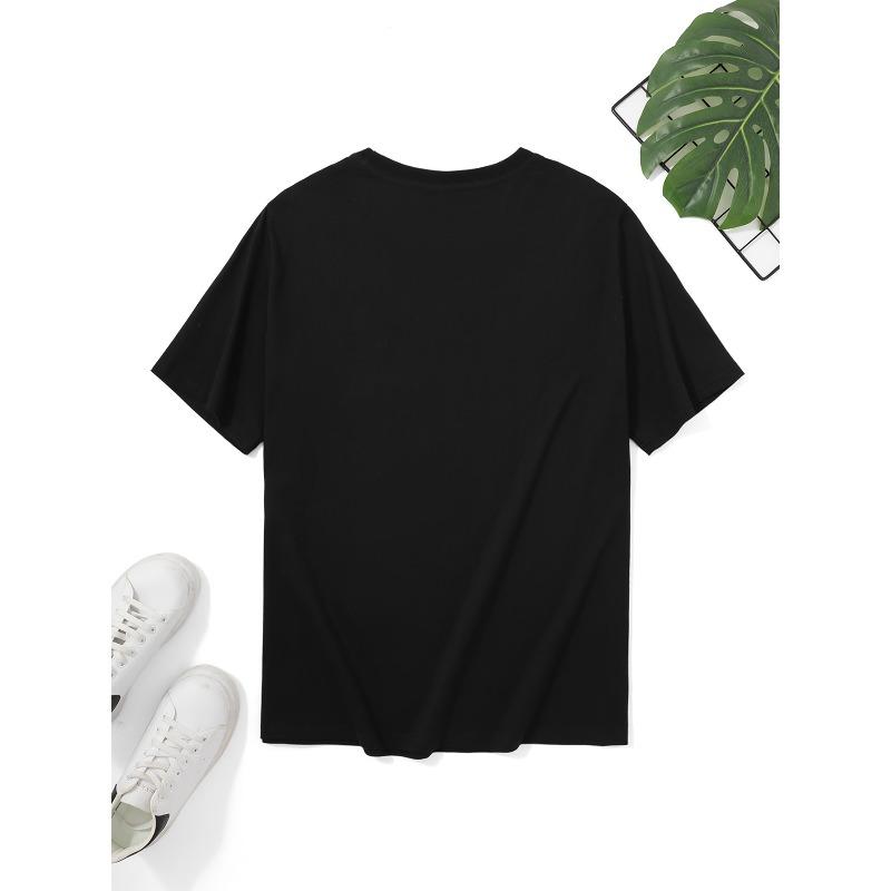 European Sizes Men'S T-Shirt 100% Graphic Print Comfortable Casual Short-Sleeved T-Shirt for Summer