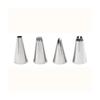 Pastry Tips - Wilton - Set/4 - Stainless Steel - Easy To Clean - Dishwasher Safe