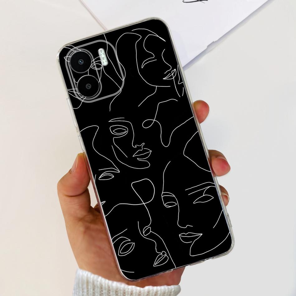 Pour Xiaomi Redmi A1 A1+ 2022 Étui de téléphone peint mignon Pour Redmi A1 Plus RedmiA1 A 1 A1+ Étuis souples en silicone TPU