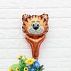 Safari Jungle Animal Head Kids Inflatable Toys Tiger Lion Monkey Giraffe Cow Foil Balloon