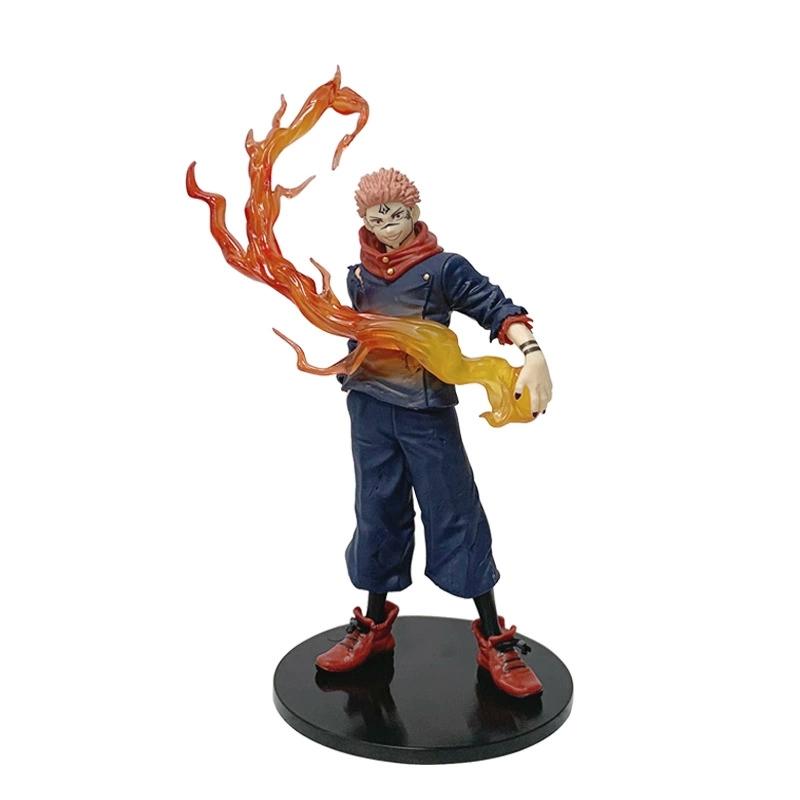 Anime Jujutsu Kaisen Modèle Ryomen Sukuna Itadori Yuji Figurines d'Action Statue en PVC Ensemble d'Ornements de Bureau Modèle Jouets Cadeaux
