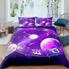 Golden Constellation Duvet Cover Set Zodiac Signs Starry Sky Queen Size Quilt Cover for Boy Men Animal Print