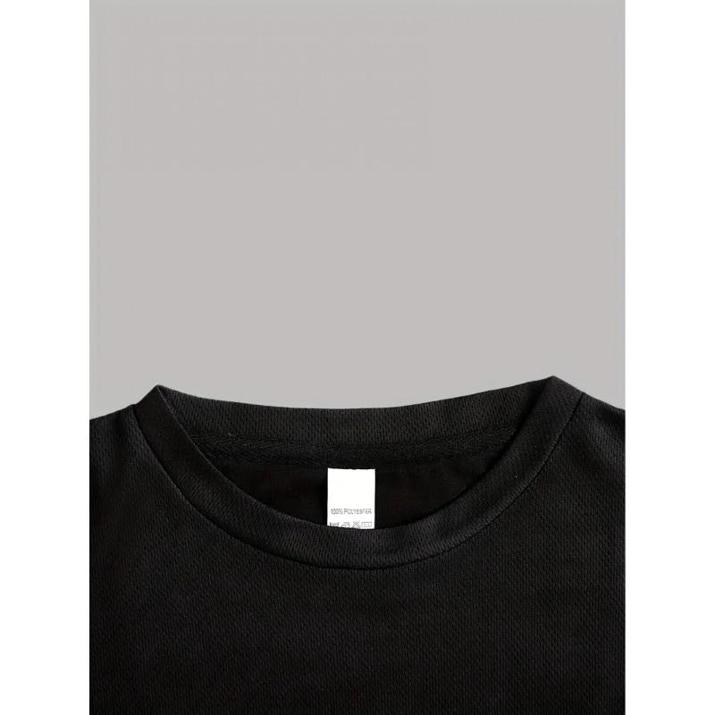European Sizes Trendy Men'S Summer Short-Sleeve T-Shirt with a Round Neck, Breathable Pullover, Stylish And Fun Chef'S Top