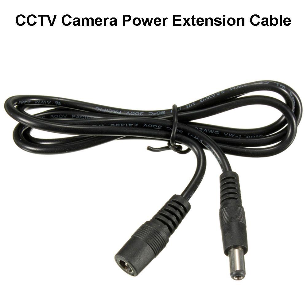 3M 5M DC 12V Professional High Quality Black Home Security Power Extension Cable Adapter CCTV Camera