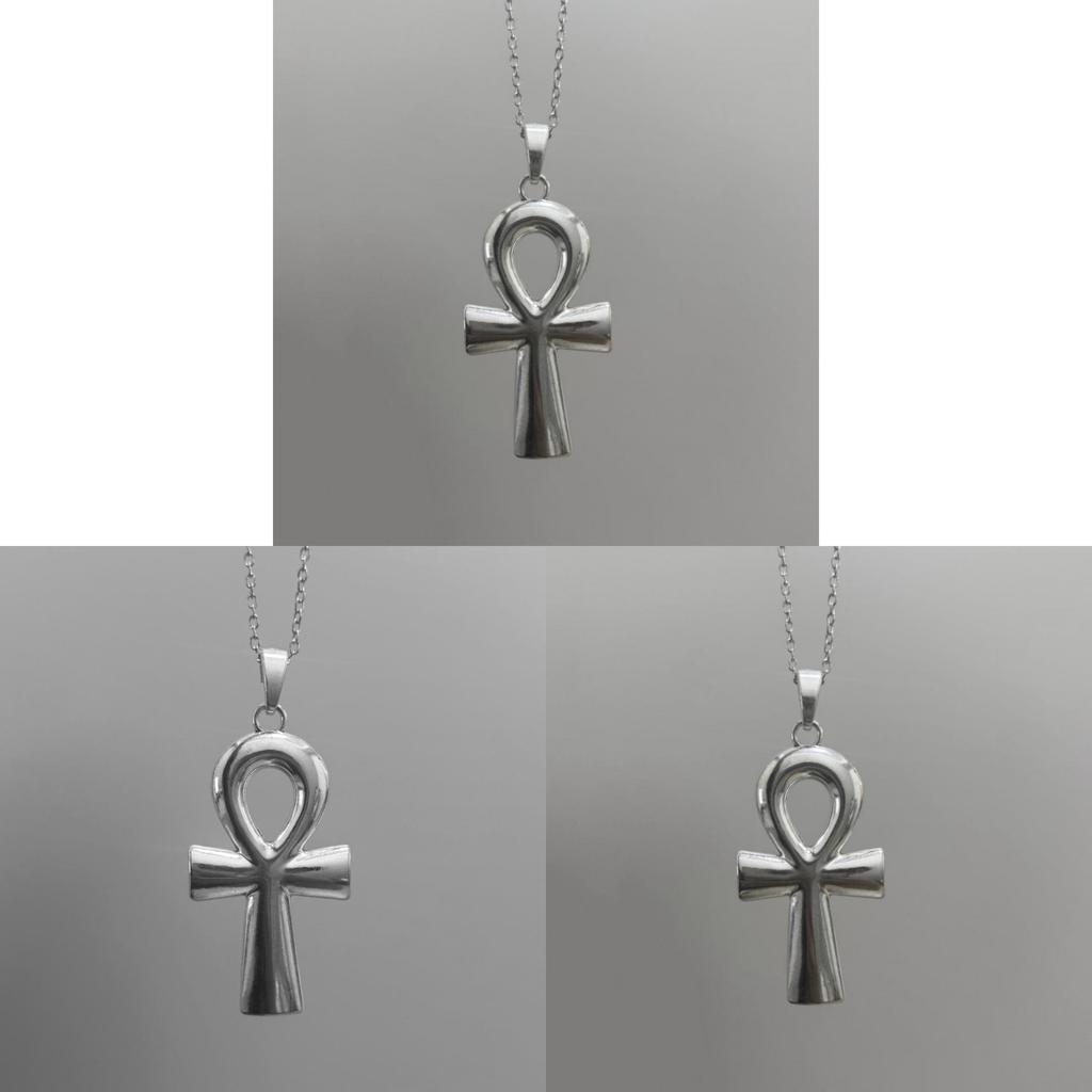 Geometrisches Kreuz Anhänger Halskette Mit Legierungskette Für Männer Und Frauen Stilvoller Schmuck