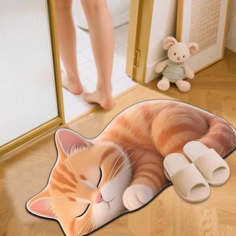 Kattendesign Antislip Vloermat voor Woonkamer, Badkamer en Keuken