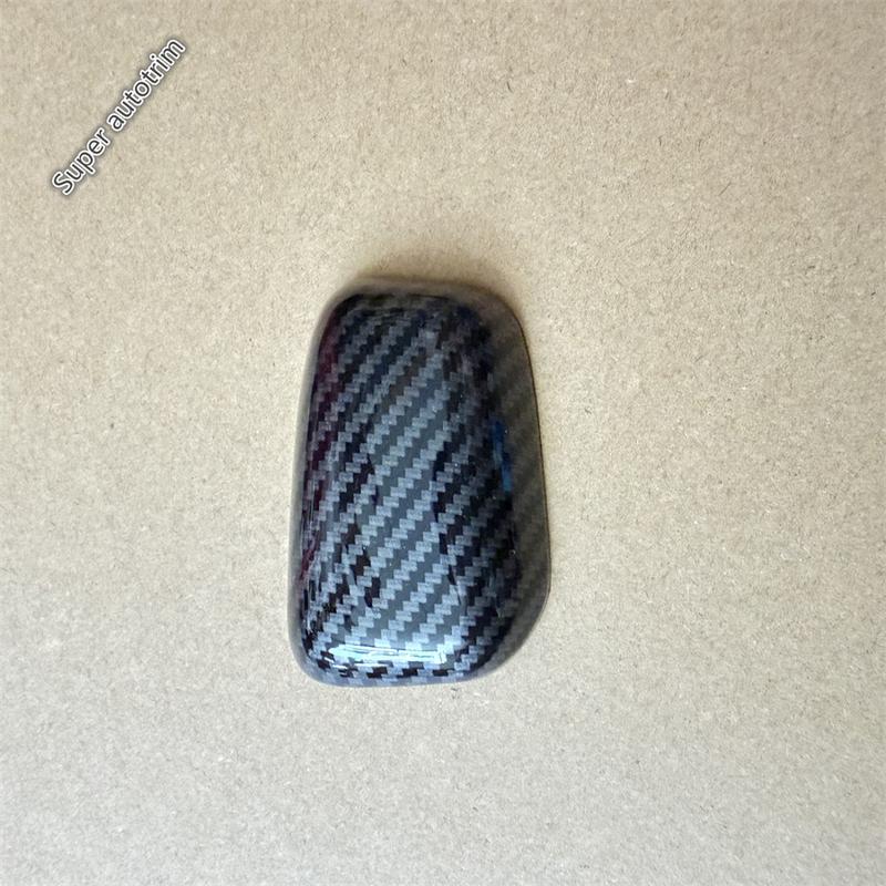 Carbon Fiber Car Interior Gear Shift Knob Shifter Handle Sticker Decoration Cover Trim Accessories For GEELY EMGRAND - 2025
