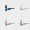 Portable Foldable Clothes Drying Rack With Multiporosity Design For Travel And Hotel Use