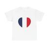Heart Flag of France - T Shirt