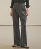 Siyajyu Sipt7108 One-Pleat Loose Fit Bootcut Slacks_Charcoal