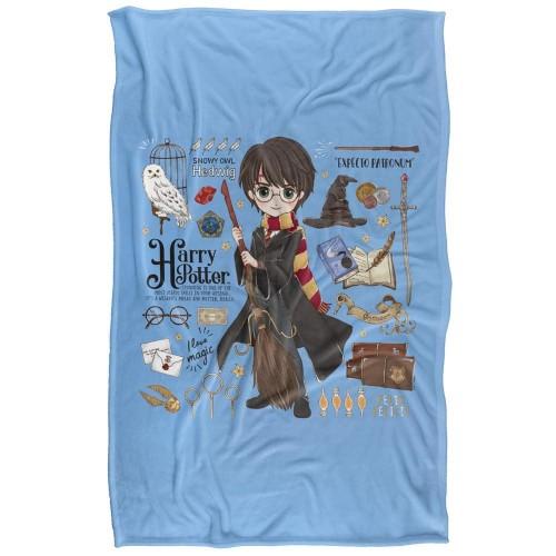 HARRY POTTER Everything That Is Harry Potter Blanket