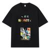 2026 Printed Graphic Y2k Harajuku Streetwear 100% Cotton T Shirt Casual Oversized Summer Men T-shirt