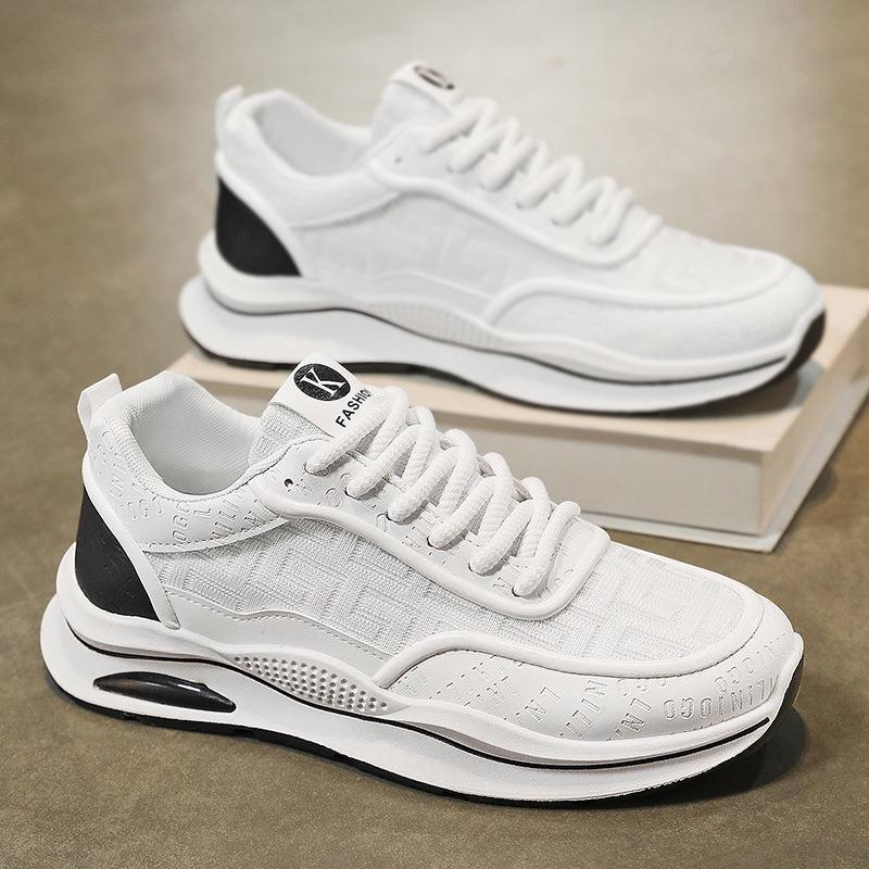 Men S Summer Breathable Mesh Athletic Dad Shoes Thick Sole Casual Sneakers