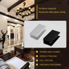 2Pcs Glass Shelf Brackets Home Furniture Hardware Glass Fixed Clips Hardware for Bathroom Living Room