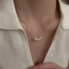 Trendy Four Imitation Pearl Choker Necklaces Girl Summer Luxury Simulated Pearl Pendant Clavicle Chain For Women Jewelry Gifts