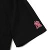 MLB Mega Bear Overfit Cartoon Print Crew Neck Short Sleeve T-Shirt Unisex Tops Black 3ATSE0124-50BKS