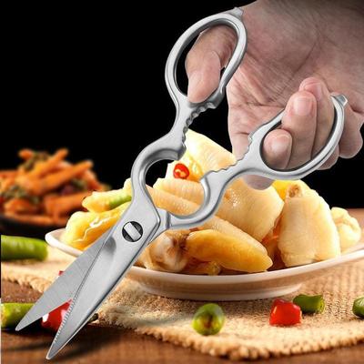Powerful Chicken Bone Scissors Stainless Steel Kitchen Walnut Clippers Seafood Chicken Poultry Shears Cutter