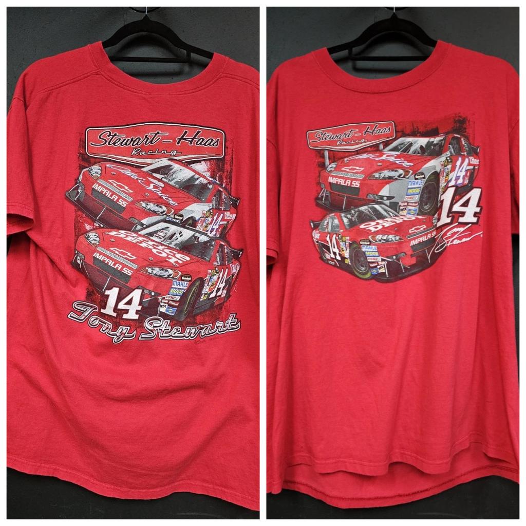 Band Vintage Vintage Y2K Nascar Tony Stewart T Shirt Size S M L XL 2XL 3XL 4XL Personalized Loose Cotton Short-sleeved Top