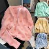 Sweet Love Bead Sweater Women's 2025 Autumn and Winter New Loose Round Neck Design Knitted Sweater Women's Top