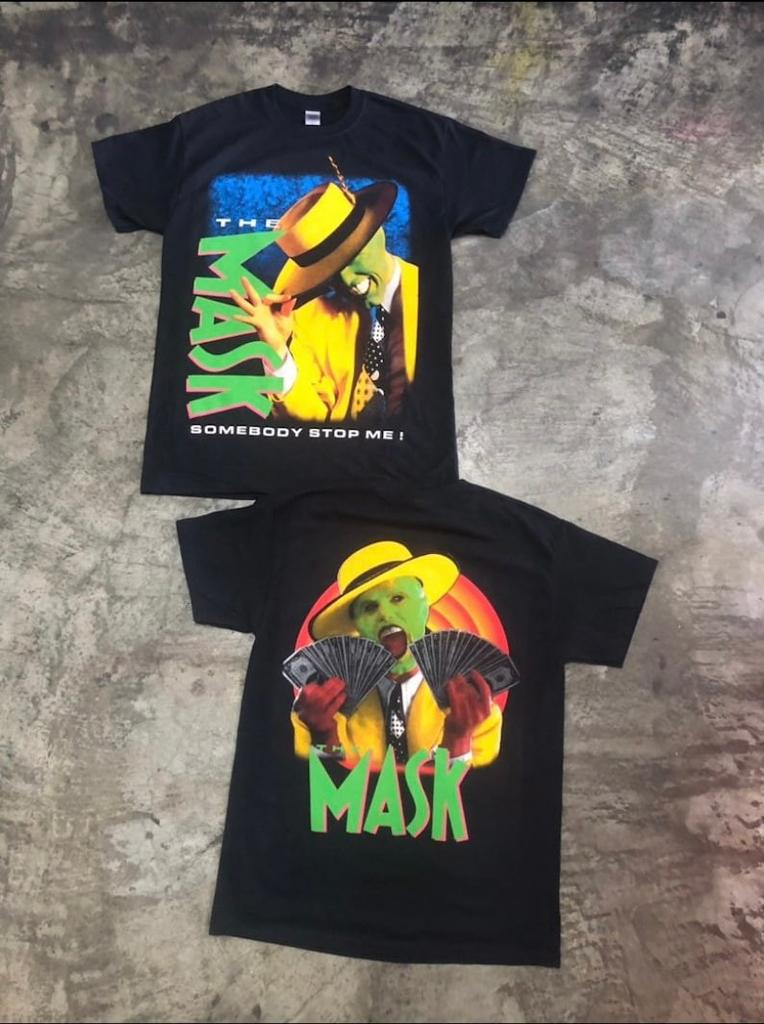 The Mask Film Opnieuw Uitgegeven dubbelzijdige t-shirt klassieke stijl QT3889 Unisex T-Shirt