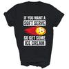 Pickleball Soft Serve Ice Cream Funny Pickleball Shirt Gift Unisex T-Shirt