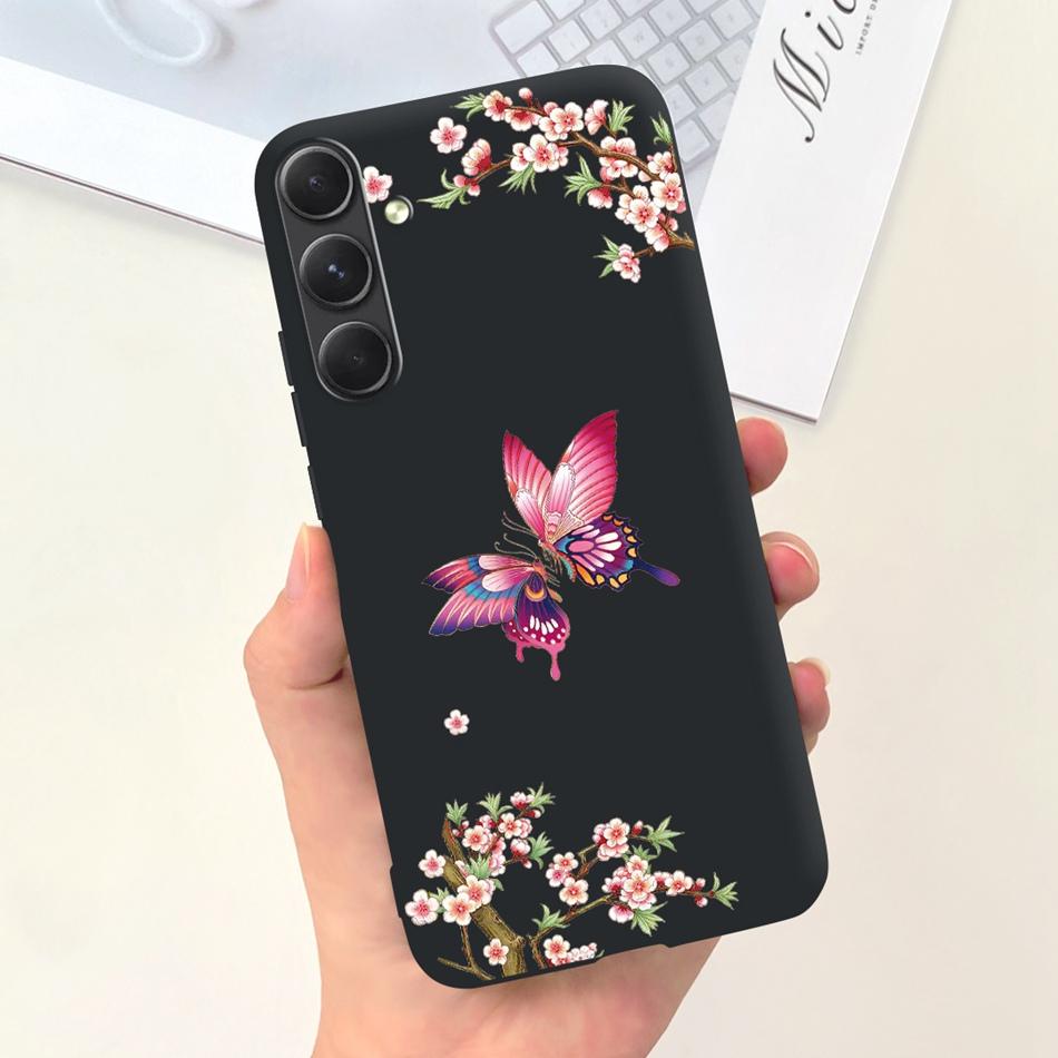 For Samsung Galaxy A55 Phone Case Samsung A55 5G SM-A556B Fashion Moon Pattern Soft Silicon Back Cover