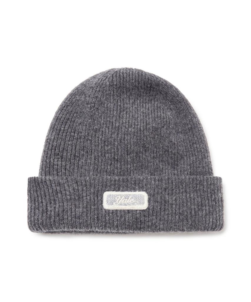 YALE Wool Knit Beanie_Charcoal