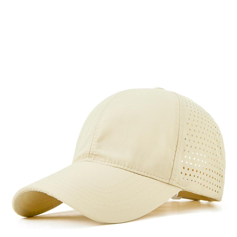 Summer Large Quick-Drying Mesh Baseball Caps For Men And Woman Adjustable XL Size Breathable Solid Colour Snapback Cap Dad Hats