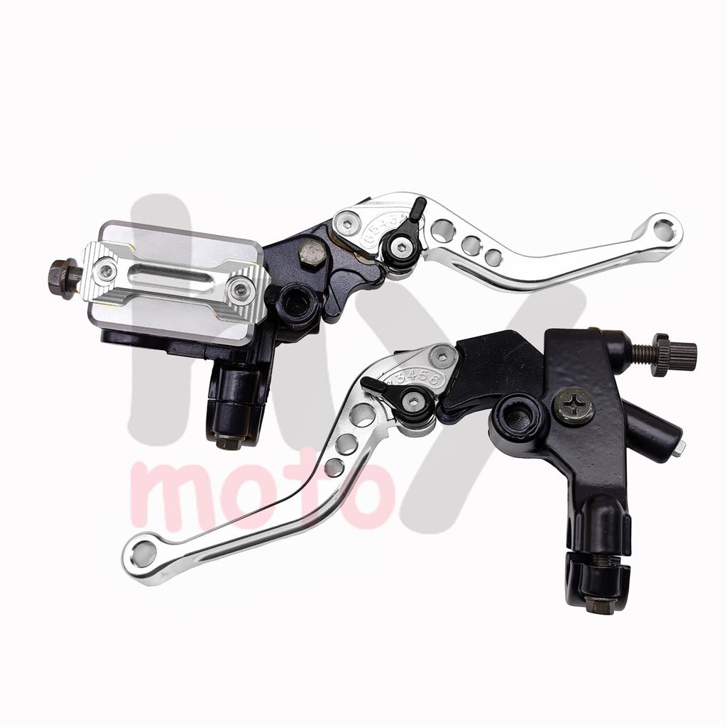 Universele Motorfiets Rem Hoofdcilinder 22MM Hydraulische Koppeling Hendel Verstelling Rem Koppeling Handvat voor Motorfiets Honda Yamaha