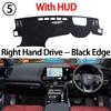 For Lexus NX AZ20 NX200 NX250 NX260 NX350 NX350h 2022-2025 Car Dashboard Cover Avoid Light Pad Instrument Platform Cover Mat