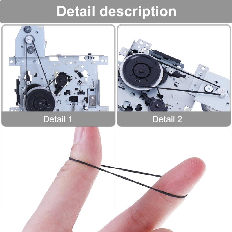 50/100 SZTUK Różne Rozmiary Gumowe Paski Napędowe 0,7 mm 1 mm Pasek do Magnetofonu do Magnetofonów Mieszane