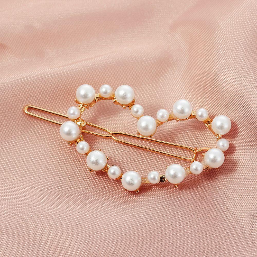 Ladies Girls Hair Styling Headwear Barrettes Hair Clips Women Pearls Hairpins Hairgrip