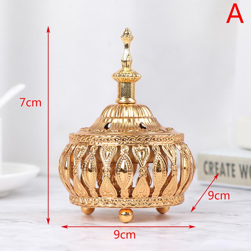 Middle East European Creative Lace Incense Burner Metal Craft Ornaments Burner