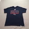NFL New England Patriots T Shirt Men's XL Super Bowl Champions Football Blue Tee