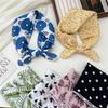 Cotton And Linen Small Square Scarf Silk Scarf Women'S Spring And Autumn New Style Artistic And Versatile Fashionable Temperament Headband Scarf